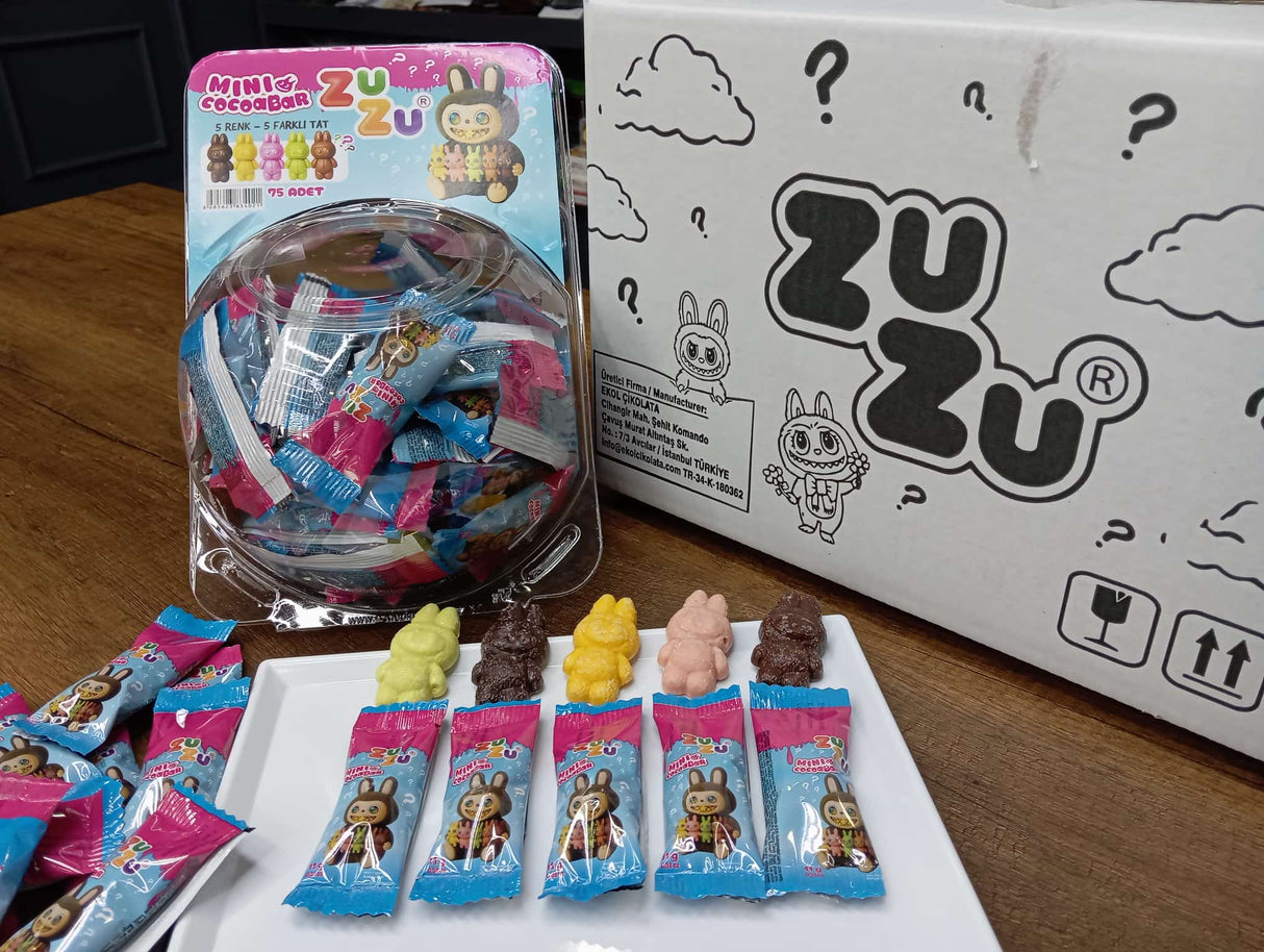 Mini ChocoBar Mystery Popping Candy Chocolate - 11g x 75 Round Box Display