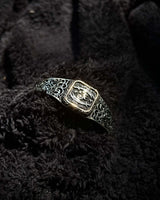 Sterling Silver Zulfiqar Sword & Ali Calligraphy Adjustable Cuff Bangle