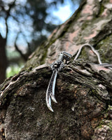 Handcrafted Sterling Silver Lion Head Zulfiqar Pendant Necklace