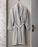 100% Cotton Jacquard Unisex Bathrobe - Soft & Absorbent Comfort