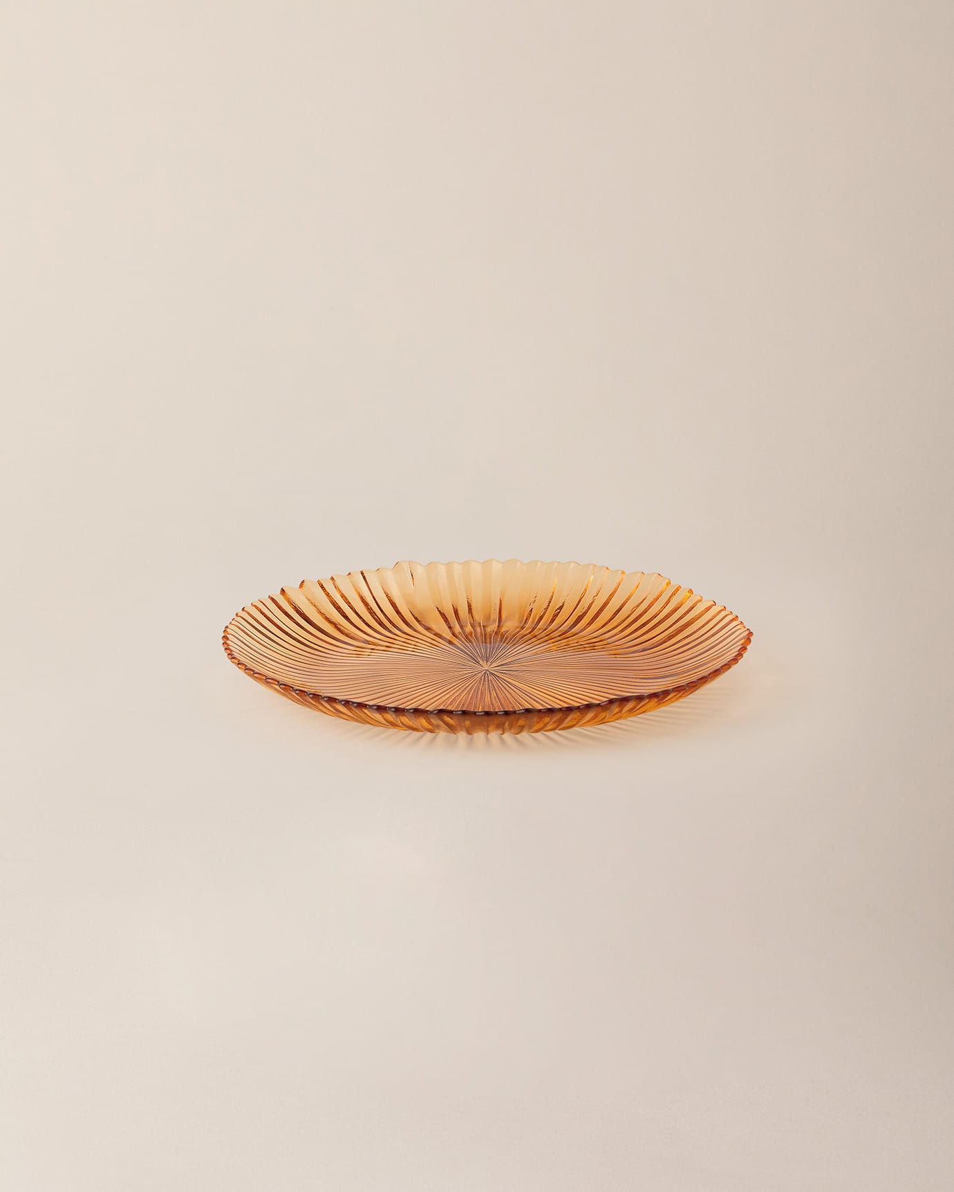 Glass Pasta Plate - Contemporary Soleil Inspired Design