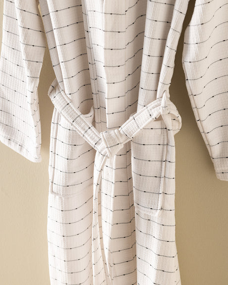 Soderna Unisex Cotton Kimono Bathrobe - Soft & Absorbent Loungewear