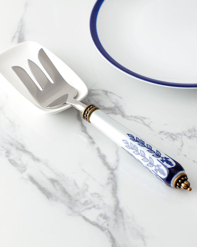Ceramic Handle Stainless Steel Serving Fork - Rêve Bleu Design