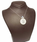 Premium 925 Sterling Silver Star Coin Necklace