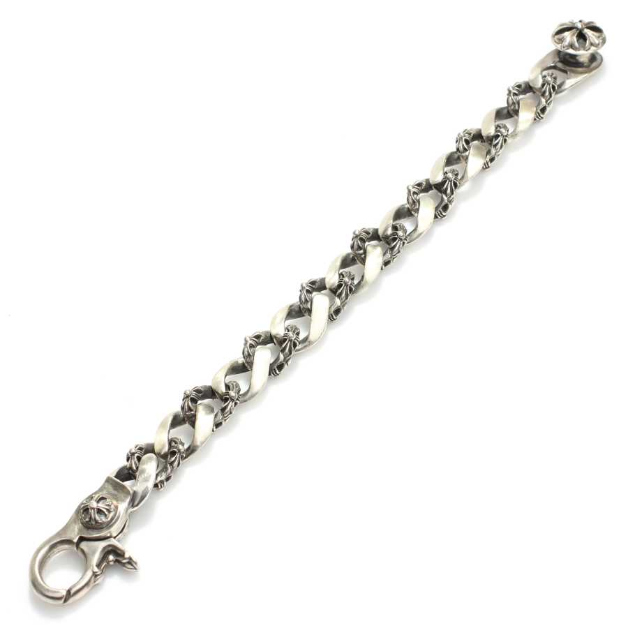 Sterling Silver Authentic Chain Bracelet - Oxidized Finish