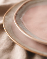 Ceramic 6-Person Dinner Set - Modern Blush