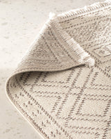 Soft Cream Area Rug for Living Room and Bedroom Decor