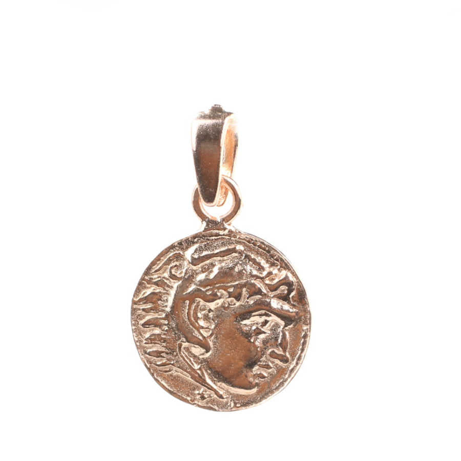 925 Sterling Silver Caesar Medallion Pendant