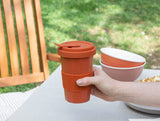 Generous 385ml Terracotta Ceramic Mug