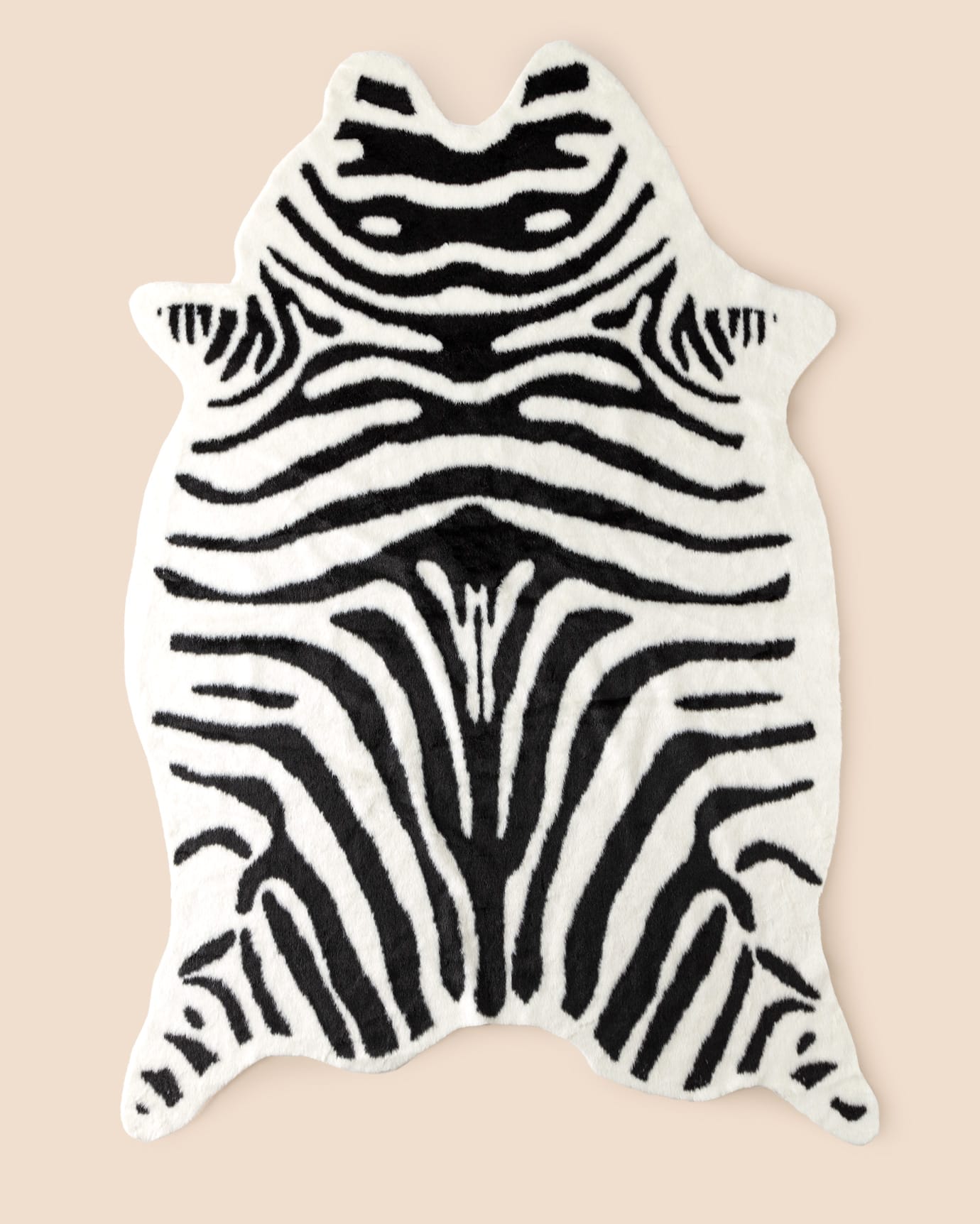 Polyester Throw Blanket - Modern Black & White Design