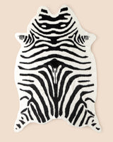 Polyester Throw Blanket - Modern Black & White Design