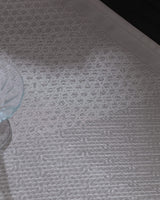 Durable Polyester Table Runner - Sophisticated Bourdon Weave