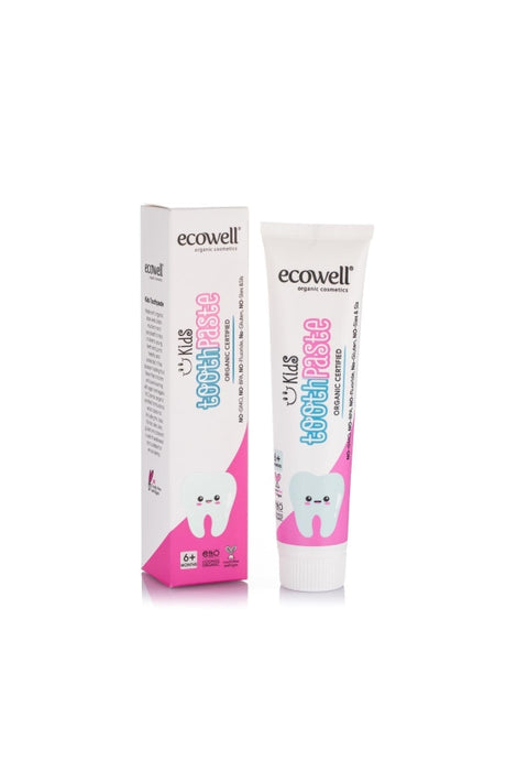 Organic Kids Toothpaste - Gentle Cleaning & Protection for Milk & Permanent Teeth