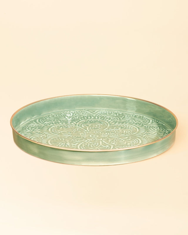 Metal Serving Tray - Suzanne Collection for Elegant Hosting