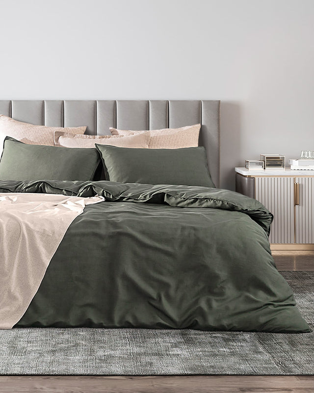 Tencel Single Size Duvet Cover Set - Soft & Breathable Bedding