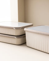 3-Piece Rectangular Food Storage Container Set