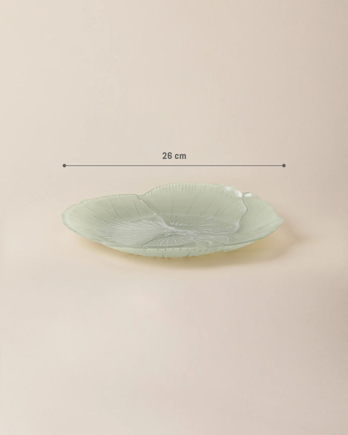 Glass Serving Plate - Violette Collection Design
