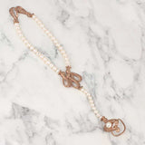 Premium Sterling Silver Swan Pearl Shahmaran Bracelet