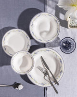 New Bone China 6-Person Dinner Set - Artistic & Colorful Design