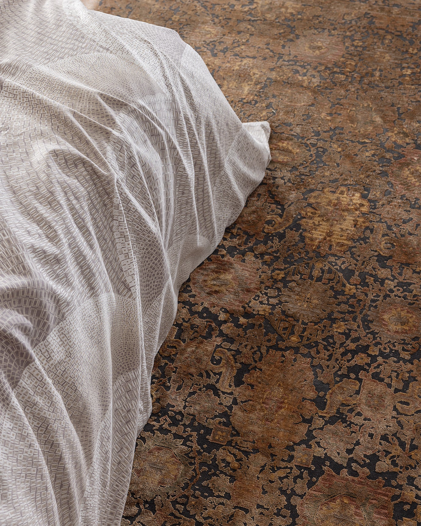 Rochelle King Size 100% Cotton Printed Sateen Duvet Cover Set