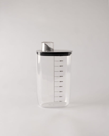 Airtight Food Storage Container - Soft Grey - 2100 ml Kitchen Canister