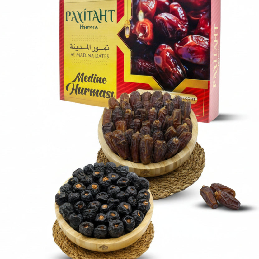 Medina Mabroum und Ajwa-Datteln