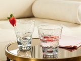 Crystal Clear Glass 4-Piece Water Glass Set - Elegant Everyday Dining