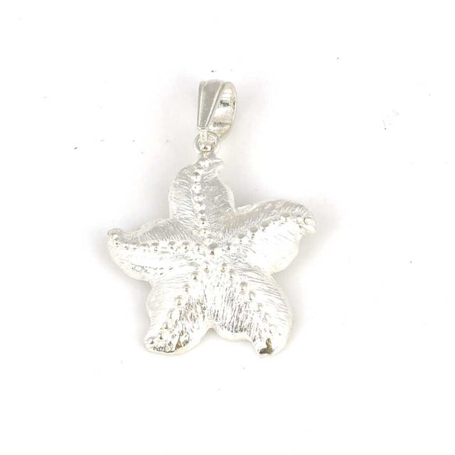 925 Sterling Silver Starfish Pendant - Ocean Inspired Design