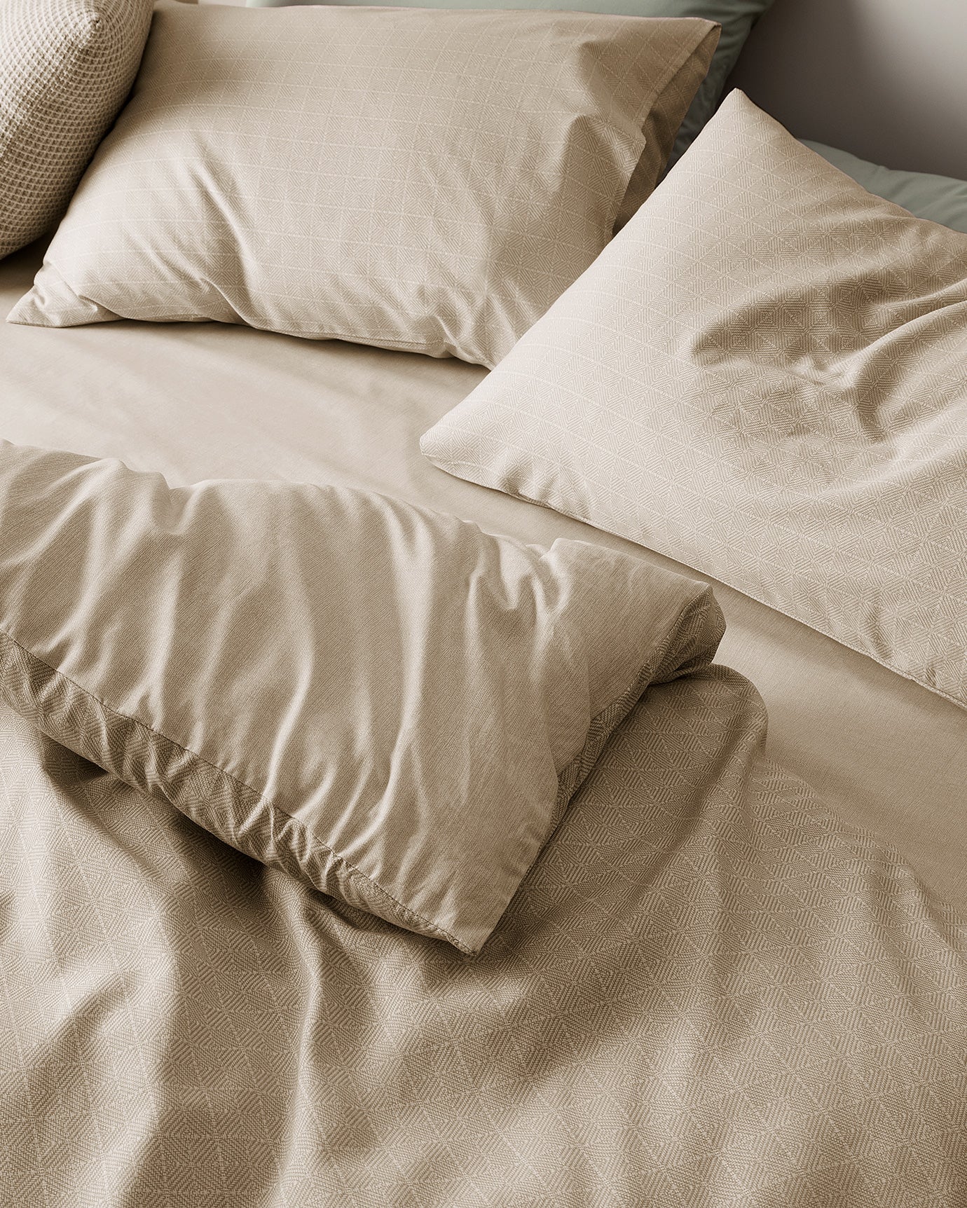 Odette King Size 100% Cotton Ranforce Printed Duvet Cover Set