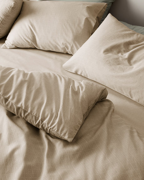 Odette King Size 100% Cotton Ranforce Printed Duvet Cover Set