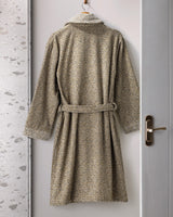 Unisex 100% Cotton Yarn Dyed Shawl Collar Bathrobe