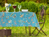 Violet PVC Tablecloth - Waterproof, Wipeable Dining Cover