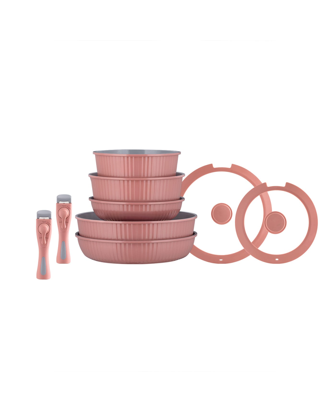 9 Piece Premium Cookware Set - Durable Kitchen Pot Collection