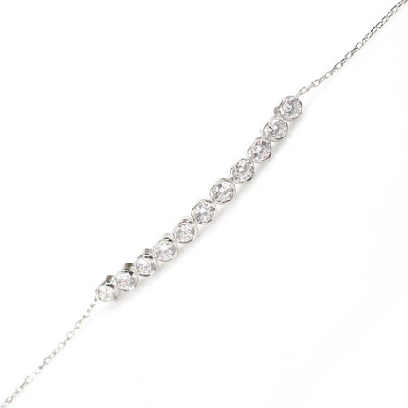 Premium 925 Sterling Silver Zircon 11 Row Tennis Bracelet