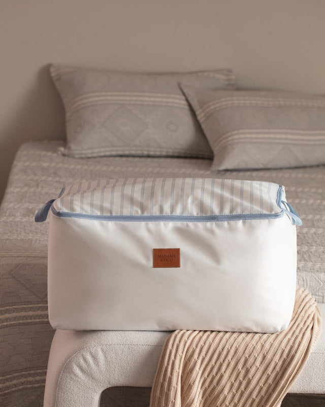 Cloud Print Fabric Storage Bag - Home Organizer