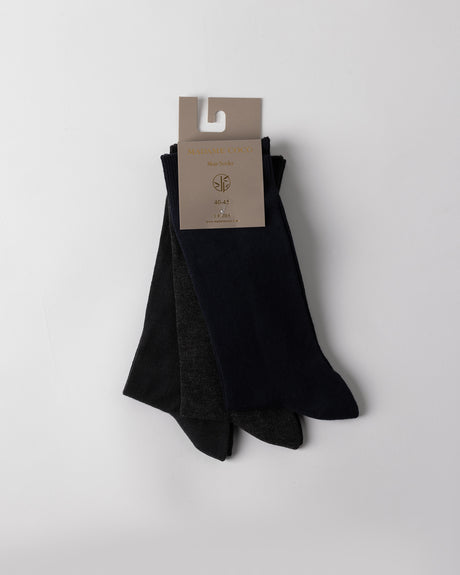 Viscose Blend Ankle Socks 3-Pack - Everyday Comfort