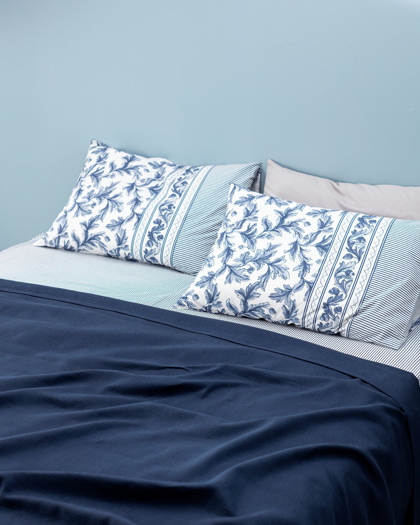 Mathilda Full Size Cotton Ecocell Pique Bedding Set