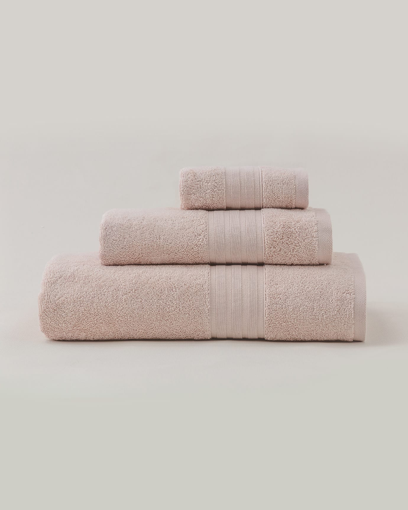 Serviette de visage douce de luxe TENCEL - Rose blush