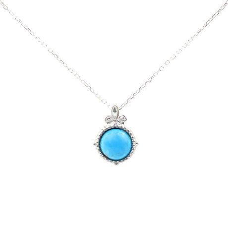 Genuine Turkish Sterling Silver Turquoise Necklace