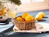 Small Handwoven Wicker Storage Basket | Decorative Home Organizer