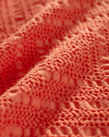 Double Cotton Bedspread Cover - Soft & Breathable - Orange