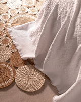 Aceline 100% Cotton Queen Size Bedspread - Soft & Breathable Bed Cover