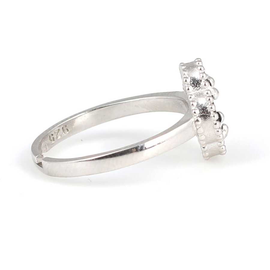 Premium 925 Sterling Silver Onyx Clover Ring