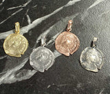 925 Sterling Silver Caesar Pendant - Ancient Roman Style