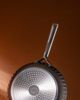 Freya 28 cm Brown Skillet Pan - Versatile Cookware