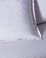 Set di biancheria da letto Audrey King Size in satin jacquard