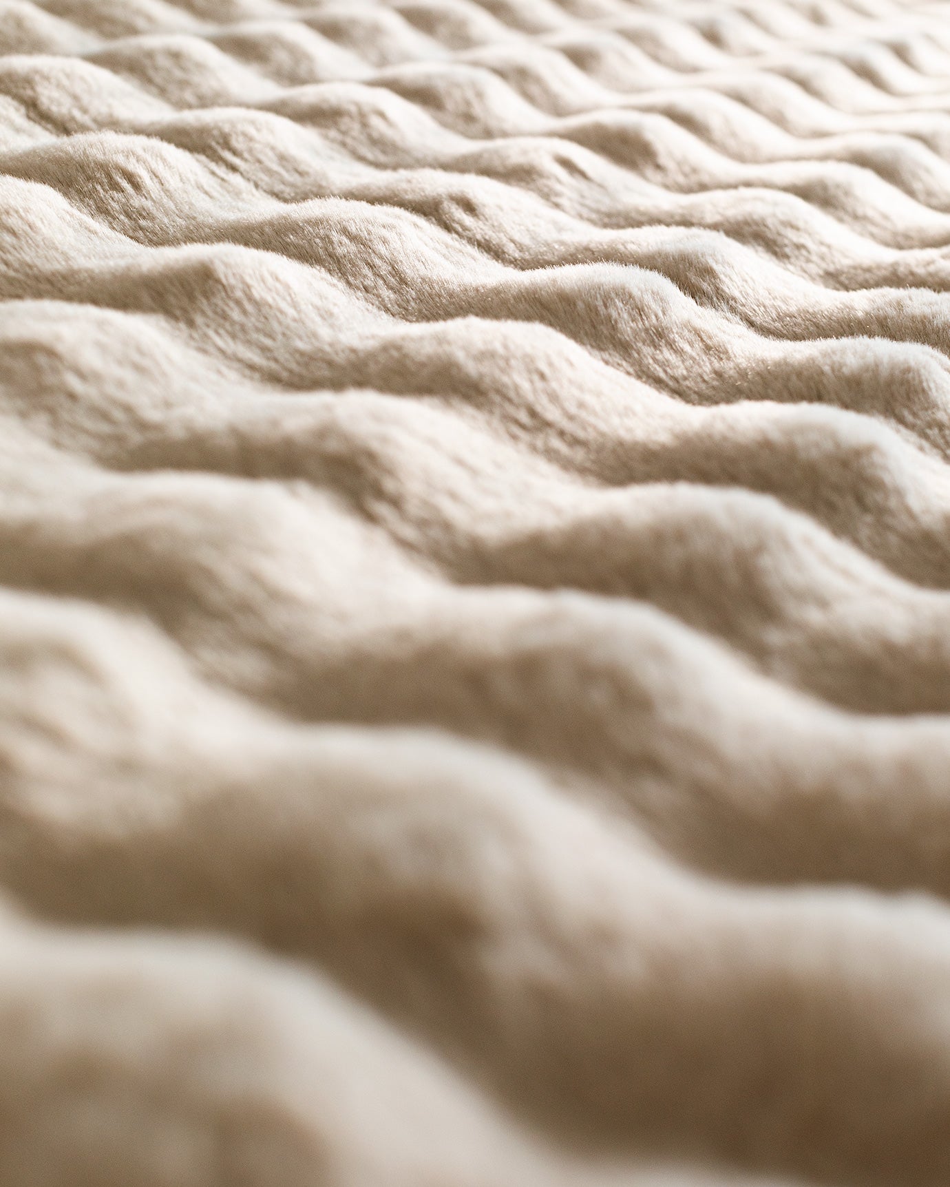 Beige Polyester Area Rug - 4x6 ft (120x180 cm)