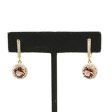925 Sterling Silver Zultanite & Zircon Color-Changing Drop Earrings