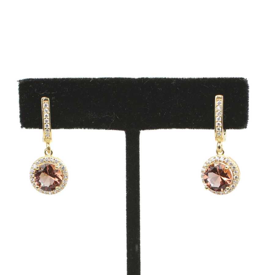 925 Sterling Silver Zultanite & Zircon Color-Changing Drop Earrings