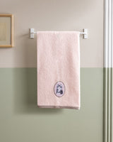 100% Cotton Face Towel - Soft, Absorbent, Powder Pink